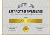 Free 32 Certificate Of Appreciation Templates In Ai Regarding Downloadable Certificate Of Recognition Templates