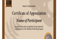 Free 32 Sample Certificate Of Appreciations In Ms Word For Certificates Of Appreciation Template