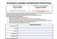 Free 35 Proposal Form Templates Pdf Regarding Free Workshop Proposal Template