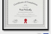 Free 36 Sample Certificate Of Completion Templates In Ai For Best Certification Of Completion Template