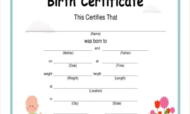 Free 50 Certificate Examples In Pdf Examples Pertaining To Best Build A Bear Birth Certificate Template