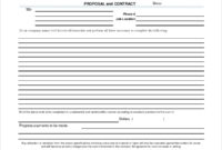 Free 8 Sample Construction Proposal Forms In Pdf Ms Inside Free Contractor Proposal Template