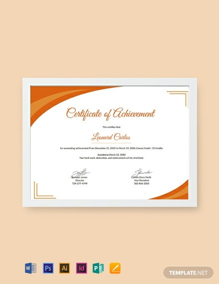Free Certificate Of Achievement Template Word Doc Inside Printable High Resolution Certificate Template
