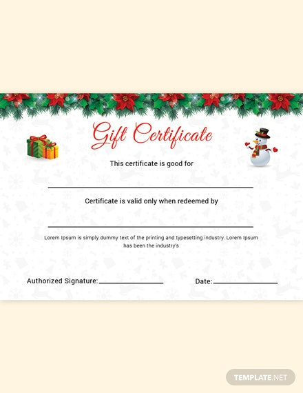 Free Christmas Cantata Gift Certificate Template Word In Free Publisher Gift Certificate Template
