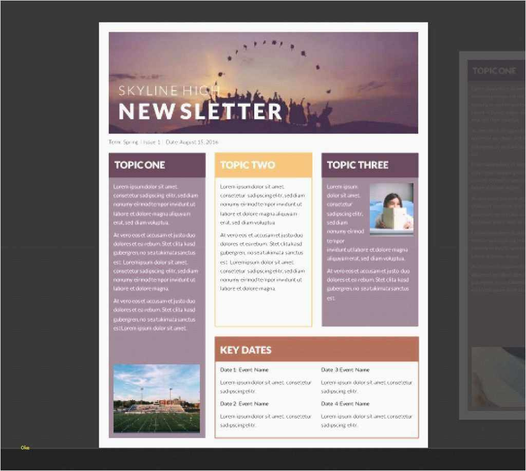Free Collection 50 Templates For Newsletters Free Download Within Free Business Newsletter Templates For Microsoft Word