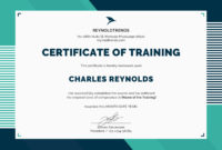 Free Company Training Certificate Template In Psd Ms Word With Regard To Robotics Certificate Template Free