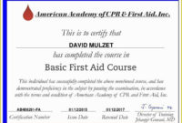 Free Cpr Card Template Of 12 Aha Cpr Card Template Wptej Regarding First Aid Certificate Template Free