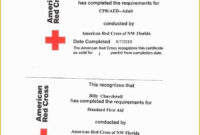 Free Cpr Card Template Of Printable Cpr Card 13 Ideas To Inside Quality First Aid Certificate Template Free