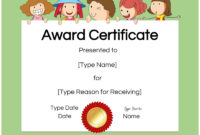Free Custom Certificates For Kids Customize Online Throughout Free Free Printable Certificate Templates For Kids