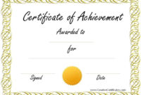 Free Customizable Certificate Of Achievement For Quality Netball Achievement Certificate Editable Templates