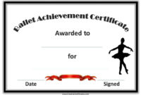 Free Dance Certificate Template Customizable And Printable Intended For Printable Dance Award Certificate Template