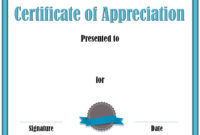 Free Editable Certificate Of Appreciation Customize In Certificates Of Appreciation Template