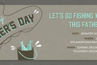 Free Father&amp;#039;S Day Online Invitations Evite Within Fishing Gift Certificate Editable Templates