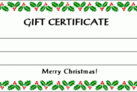 Free Gift Certificate Cliparts Download Free Clip Art Within Awesome Black And White Gift Certificate Template Free