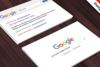 Free Google Interface Business Card Psd Template Designyep With Business Card Template For Google Docs