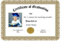 Free Graduation Certificate Templates Customize Online With Regard To Printable Free Printable Graduation Certificate Templates