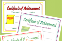 Free Homeschool Award Printable Certificates Free Throughout Free 6 Printable Science Certificate Templates