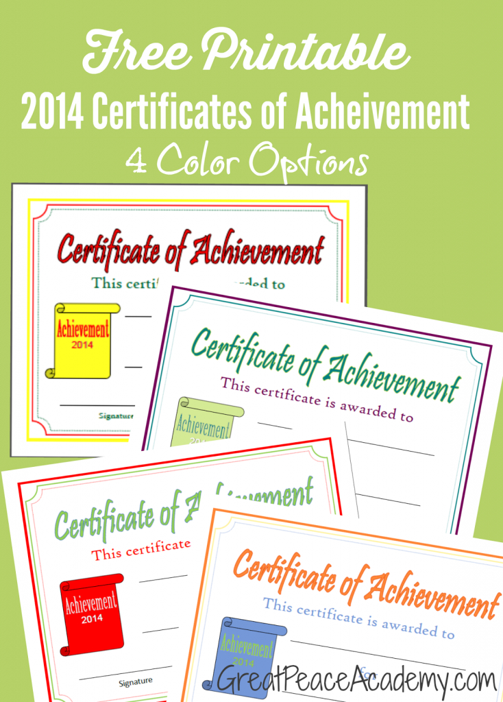 Free Homeschool Award Printable Certificates Free Throughout Free 6 Printable Science Certificate Templates