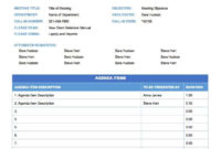 Free Meeting Agenda Templates Smartsheet Within Awesome Simple Agenda Template