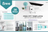 Free Modern Office Computer Powerpoint Template Designhooks Intended For Best Business Presentation Templates Free Download