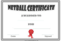 Free Netball Certificates Regarding Rugby Certificate Template