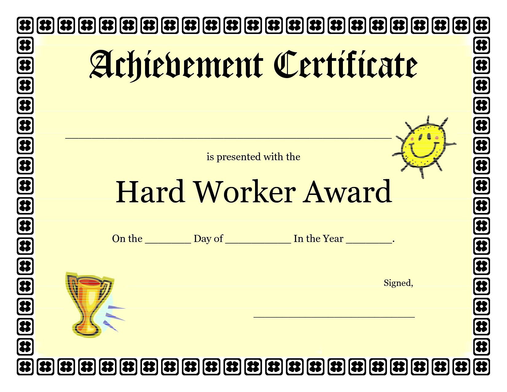 Free Printable Award Certificates For Elementary Students For Best Swimming Achievement Certificate Free Printable