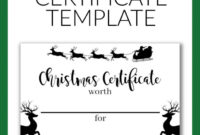 Free Printable Blank Christmas Certificate Template For Within Best Printable Tennis Certificate Templates 20 Ideas