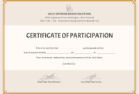 Free Printable Certificate Of Participation Templates Cop Intended For Conference Participation Certificate Template
