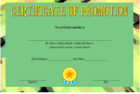 Free Printable Certificate Of Promotion 12 Modern Designs For Best Promotion Certificate Template