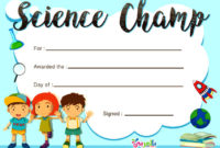 Free Printable Certificate Template For Kids ⋆ بالعربي نتعلم Within Quality Free 6 Printable Science Certificate Templates