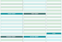 Free Printable Daily Calendar Templates Smartsheet With Regard To Multi Day Meeting Agenda Template