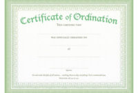 Free Printable Deaconess Ordination Certificate Tutore For Quality Ordination Certificate Templates