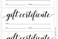 Free Printable Gift Certificate Template Pjs And Paint With Best Tattoo Gift Certificate Template Coolest Designs