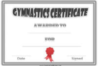 Free Printable Gymnastics Awards Customize Online In Dance Award Certificate Template