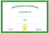 Free Printable Gymnastics Awards Customize Online Throughout Printable Gymnastics Certificate Template