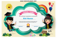 Free Printable Kindergarten Certificate Templates Pdf Throughout Amazing Kindergarten Diploma Certificate Templates 10 Designs Free