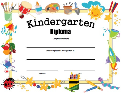 Free Printable Preschool Graduation Certificates Inside Best Daycare Diploma Template Free