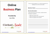 Free Printable Simple Business Plan Template Of Very Basic Inside Very Simple Business Plan Template
