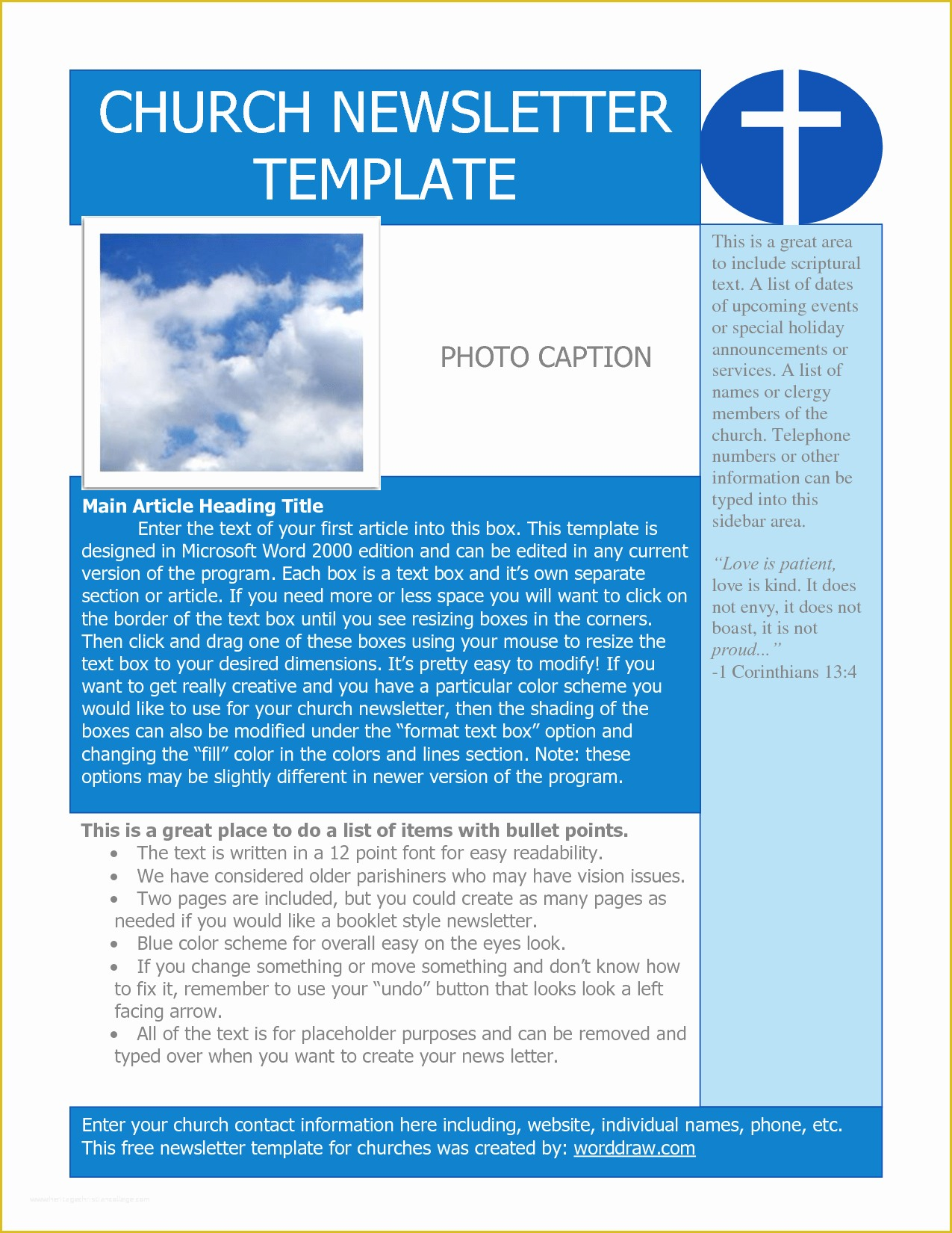 Free Sample Newsletter Templates Microsoft Word Of Word Within Free Business Newsletter Templates For Microsoft Word
