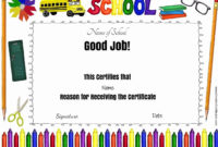 Free School Certificates Awards With Great Work Certificate Template