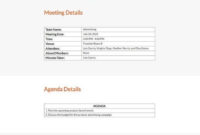 Free Small Business Meeting Minutes Templates Word Inside Amazing Restaurant Staff Meeting Agenda Template