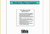 Free Small Business Plan Template Pdf Of Small Business Inside Sba Business Plan Template Pdf