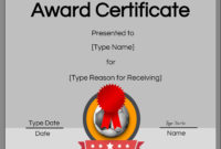 Free Soccer Certificate Maker Edit Online And Print At Home With Awesome Soccer Award Certificate Templates Free