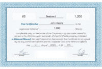 Free Stock Certificate Online Generator Intended For Share Certificate Template Companies House