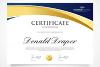 Free Vector Elegant Appreciation Certificate Template For Quality Free Certificate Of Appreciation Template Downloads