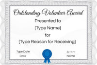 Free Volunteer Certificate Template Many Designs Are Pertaining To Volunteer Certificate Templates