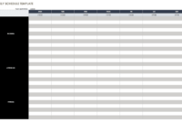 Free Weekly Schedule Templates For Excel Smartsheet Within Amazing Weekly Agenda Template Notion