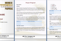 Fresh Business Proposal Template Microsoft Word Regarding Microsoft Word Project Proposal Template