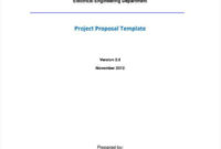 Gallery Of 9 Development Project Proposal Examples Pdf In Quality Engineering Project Proposal Template