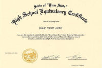 General Education Diploma Photos Style And Education With Ged Certificate Template